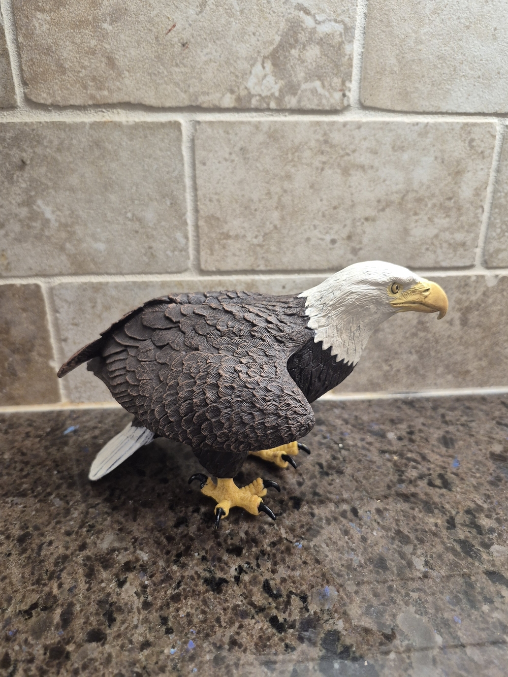 Safari Ltd American Bald Eagle Figure Hand Painted Realistic Collectible